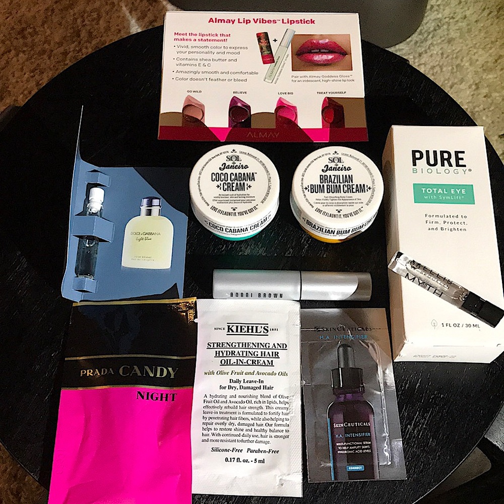 COPY - Sephora Makeup Samples and Pure Biology Ey…